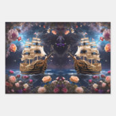 Feuille De Papier Cadeau Bateau de Lord Nelsons, Victoire du HMS (Devant 3)