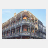 Feuille De Papier Cadeau Bâtiments du quartier français de la Nouvelle-Orlé (Devant 2)