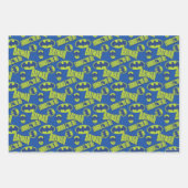 Feuille De Papier Cadeau Batman - Le Motif du Chevalier foncé (Devant)