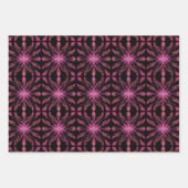 Feuille De Papier Cadeau Bâtons lumineux Neon Motif Abstrait (Devant)