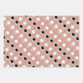 Feuille De Papier Cadeau Baubles atomiques au milieu du siècle (Devant 3)