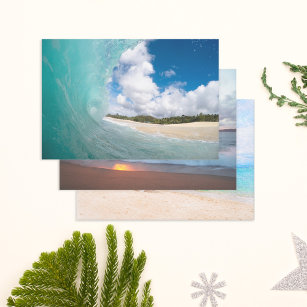 Feuille De Papier Cadeau Beach Trio Paradis tropical