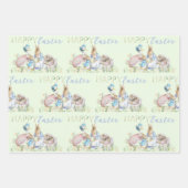 Feuille De Papier Cadeau Beatrix Potter Peter le lapin Pâques (Devant 2)