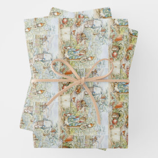 Feuille De Papier Cadeau Beatrix Potter Storybook Characters Garden
