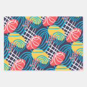 Feuille De Papier Cadeau Beau Abstrait (Devant 2)