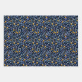 Feuille De Papier Cadeau Beau bleuet (Devant 2)