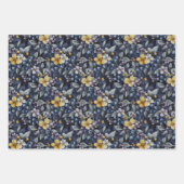 Feuille De Papier Cadeau Beau bleuet (Devant 2)