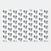 Feuille De Papier Cadeau Beau éléphant (Devant 2)