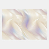 Feuille De Papier Cadeau Beau Lavender Ivory Pearl Mariage (Devant)