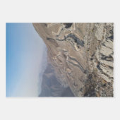 FEUILLE DE PAPIER CADEAU BEAU PAYSAGE DE MONTAGNE. (Devant 3)