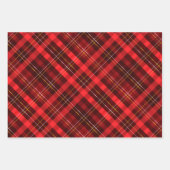 Feuille De Papier Cadeau Beautiful red tartan  (Devant 2)