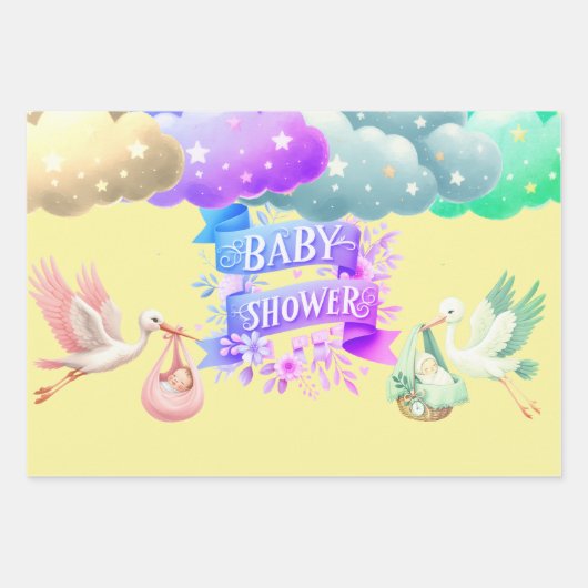 Feuille De Papier Cadeau Beautiful Twin's girl/boy (Devant 2)