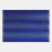 Feuille De Papier Cadeau Beauty Lined Speckle Blue (Devant)