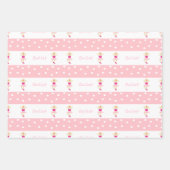 Feuille De Papier Cadeau Beaux ballerines dansantes (Devant 2)