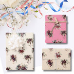 Feuille De Papier Cadeau Beaux Bouquets<br><div class="desc">Commémorez leur mariage avec mon élégant papier d'emballage! Idéal pour exprimer l’amour et l’affection, il ajoute une touche de coeur à la célébration du couple heureux. Embrassez la romance et enveloppez leur don de sincérité. Votre geste réfléchi ouvre la voie à des années de félicité, présentant un ensemble magnifiquement stylisé...</div>