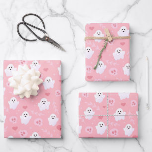 FEUILLE DE PAPIER CADEAU BEAUX FANTÔMES
