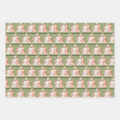 Feuille De Papier Cadeau Bébé animal Valentines (Devant 2)