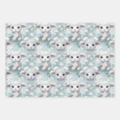 Feuille De Papier Cadeau Bébé Animaux (Devant)