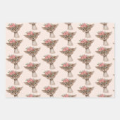 Feuille De Papier Cadeau Bébé Animaux Motif (Devant 2)