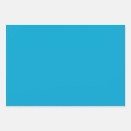 Feuille De Papier Cadeau Bébé bleu (Devant)