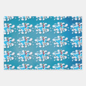 Feuille De Papier Cadeau Bébé de requin garçon ou fille fête d'anniversaire (Devant 2)