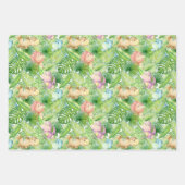 Feuille De Papier Cadeau Bébé Dinosaur mignon (Devant 3)