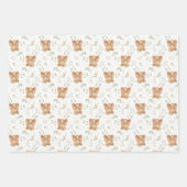 Feuille De Papier Cadeau Bébé éléphant mignon  (Devant 2)