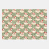 Feuille De Papier Cadeau Bébé Fille Douche Citrouille Enfants Enveloppement (Devant 2)