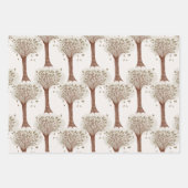 Feuille De Papier Cadeau Bébé Garçon bébé animal sauvage (Devant)