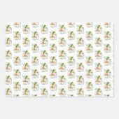 Feuille De Papier Cadeau Bébé Martini  (Devant)
