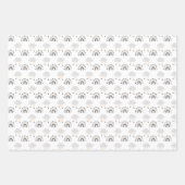 Feuille De Papier Cadeau Bébé neutre par sexe (Devant)