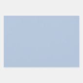 Feuille De Papier Cadeau Bébé ordinaire Carolina Acier Bleu Tons 3 (Devant 3)