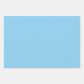 Feuille De Papier Cadeau Bébé ordinaire Carolina Acier Bleu Tons 3 (Devant)