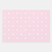 Feuille De Papier Cadeau Bébé rose et bleu (Devant)