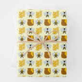Feuille De Papier Cadeau Bee Art (En situation)
