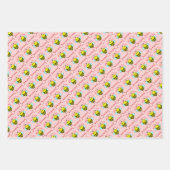 Feuille De Papier Cadeau Bee My Valentine - Jolie Bee Valentine's Day (Devant 3)