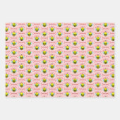 Feuille De Papier Cadeau Bee My Valentine - Jolie Bee Valentine's Day (Devant 2)