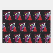 Feuille De Papier Cadeau Beetlejus | Beetlejus & Lydia Mariage (Devant 3)