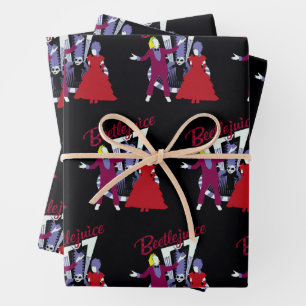 Feuille De Papier Cadeau Beetlejus   Beetlejus & Lydia Mariage