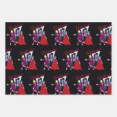 Feuille De Papier Cadeau Beetlejus | Beetlejus & Lydia Mariage (Devant)