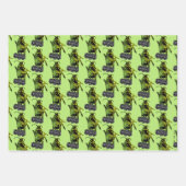 Feuille De Papier Cadeau Beetlejus | Le dendroctone en fauteuil (Devant 3)