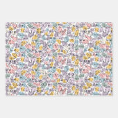 Feuille De Papier Cadeau beige (Devant 2)