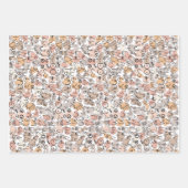 Feuille De Papier Cadeau beige (Devant)