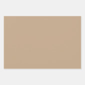 Feuille De Papier Cadeau beige (Devant 2)