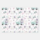 Feuille De Papier Cadeau Belle aquarelle de Pâques Design (Devant 3)