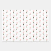 Feuille De Papier Cadeau Belle aquarelle florale (Devant 2)