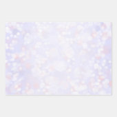 Feuille De Papier Cadeau Belle Argent et Lilac (Devant)