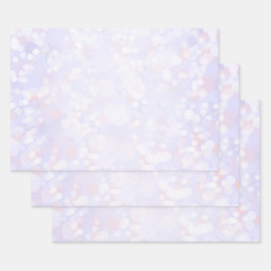 Feuille De Papier Cadeau Belle Argent et Lilac