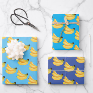 Feuille De Papier Cadeau Belle Banane Fruit