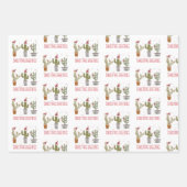 Feuille De Papier Cadeau Belle botanique de Noël (Devant 2)